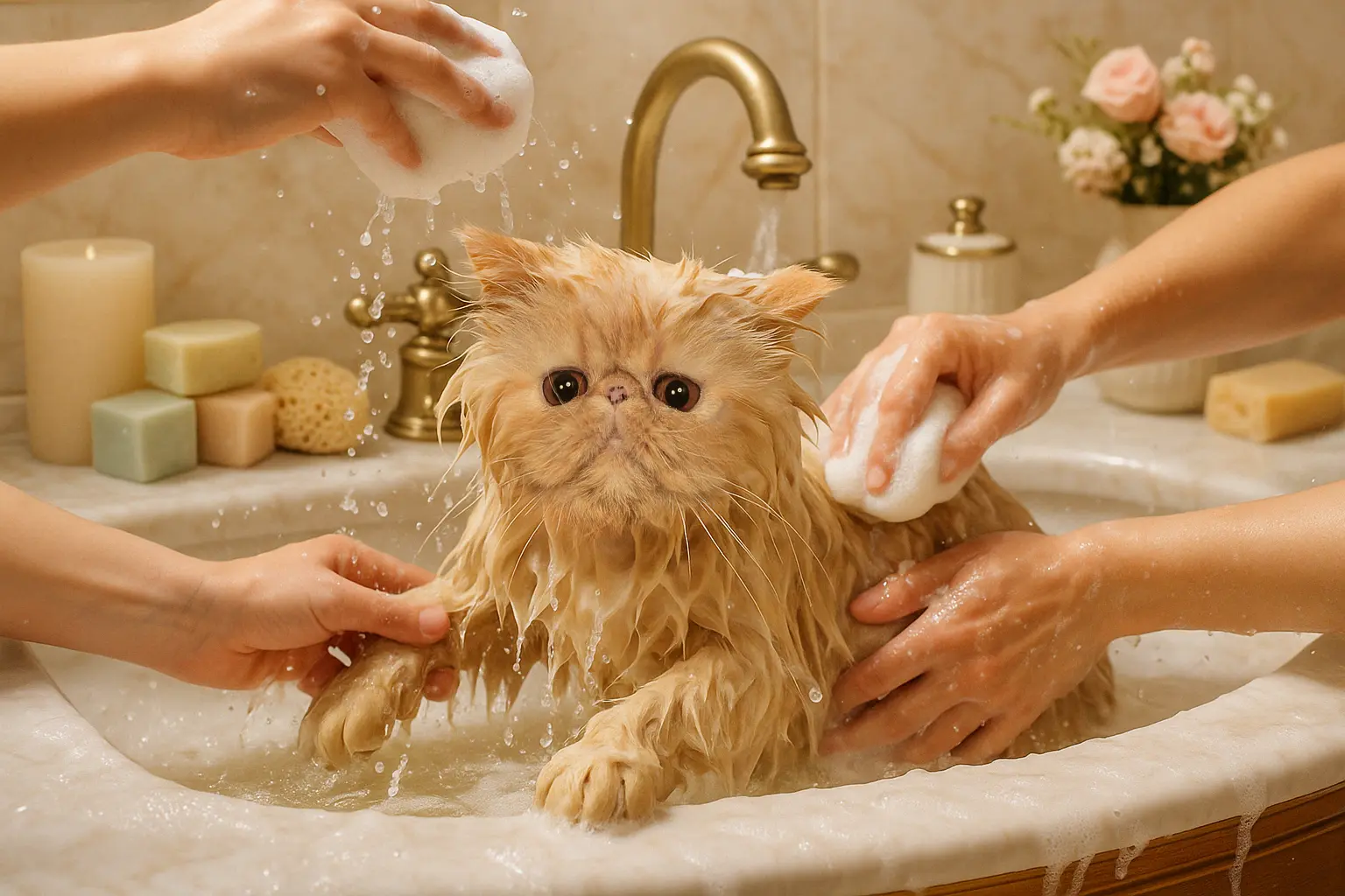 Faut il laver son chat persan et à quelle fréquence?