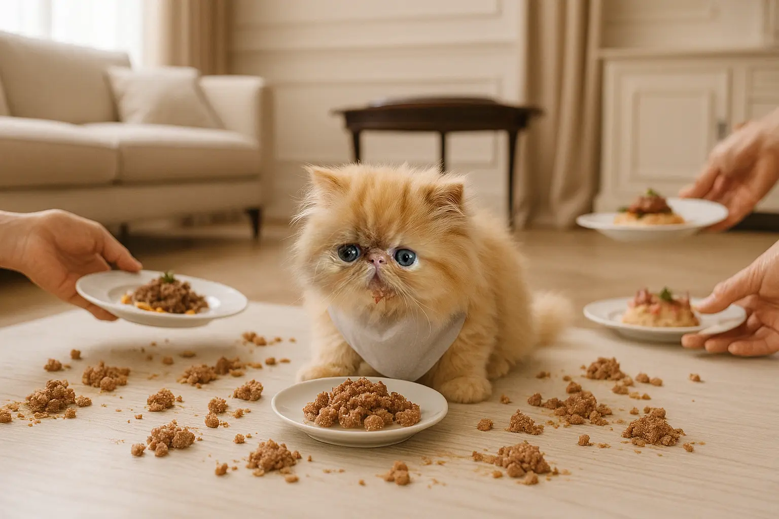 Comment nourrir son chaton persan?