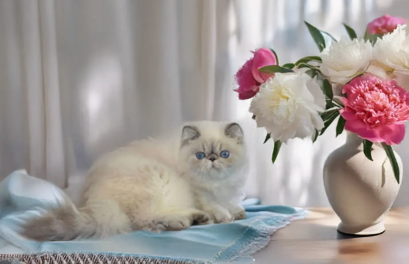 Male exotic shorthair élevage maison-Tricorne